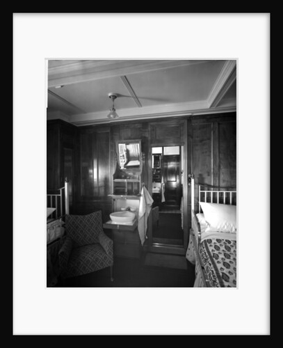 First Class suite on the 'Balmoral Castle' (1910) by Bedford Lemere & Co.