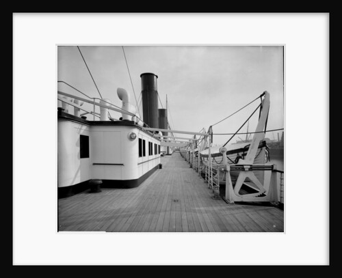 Boat Deck on the 'Balmoral Castle' (1910) by Bedford Lemere & Co.