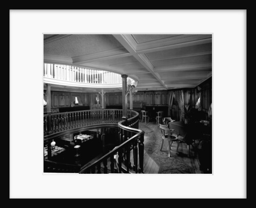 First Class Music and Recreation Room on the 'Highland Loch' (1911) by Bedford Lemere & Co.
