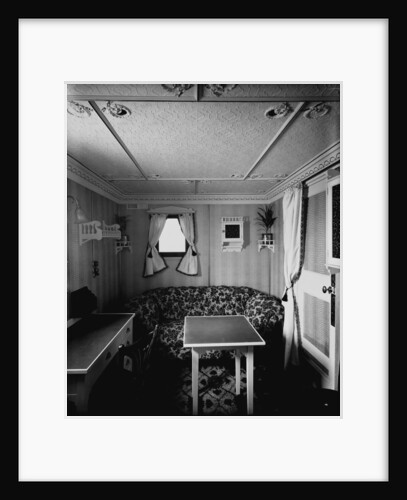 First Class suite de luxe on the 'Highland Loch' (1911) by Bedford Lemere & Co.