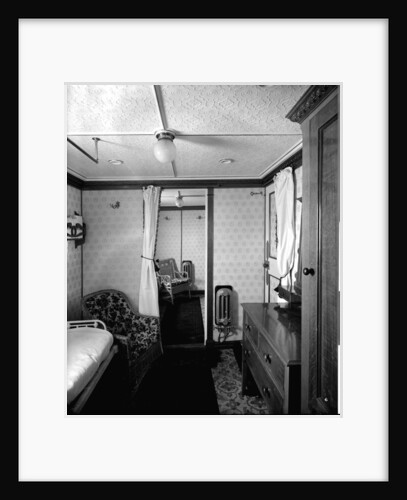 First Class suite de luxe on the 'Highland Loch' (1911) by Bedford Lemere & Co.