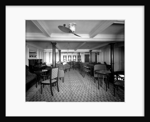 Second Class Music Room on the 'Orama' (1911) by Bedford Lemere & Co.