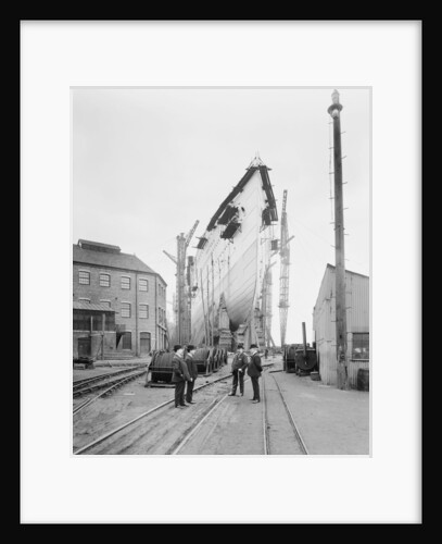 'Aquitania' at Clydebank by Bedford Lemere & Co.