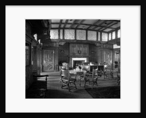 First Class Smoking Room on the 'Empress of Asia' (1913) by Bedford Lemere & Co.