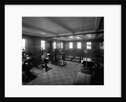 First Class Gymnasium on the 'Empress of Asia' (1913) by Bedford Lemere & Co.