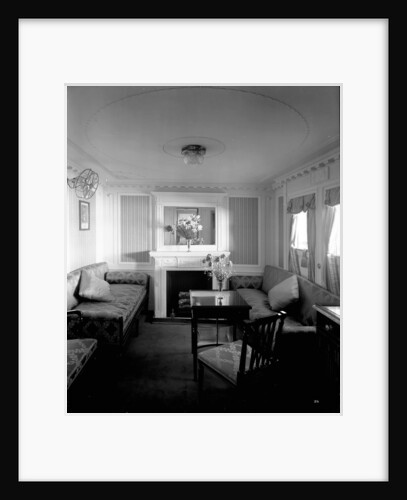 First Class suite on the 'Empress of Asia' (1913) by Bedford Lemere & Co.