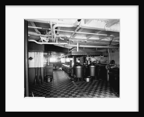 First and Second Class Galley on the 'Empress of Asia' (1913) by Bedford Lemere & Co.