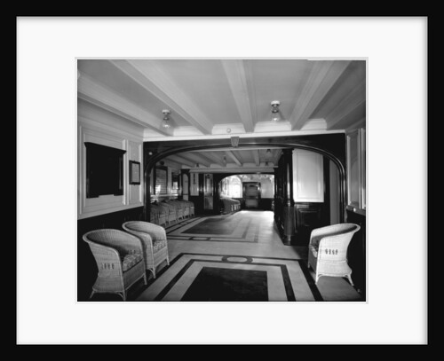 First Class Entrance on the 'Llandovery Castle' (1914) by Bedford Lemere & Co.