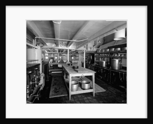 Passenger Galley on the 'Llandovery Castle' (1914) by Bedford Lemere & Co.