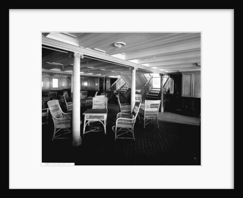 Second Class Lounge on the 'Orduna' (1914) by Bedford Lemere & Co.