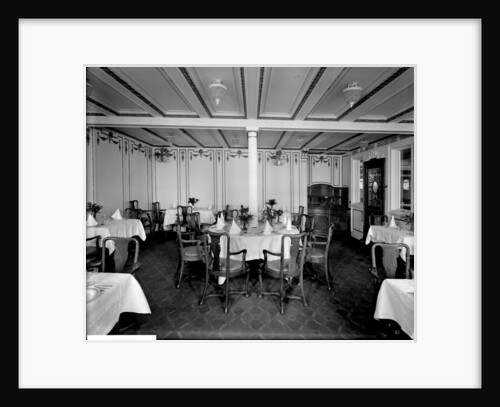 First Class Nursery Dining Saloon on the 'Orduna' (1914) by Bedford Lemere & Co.