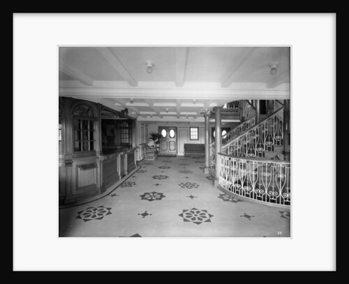 First Class Entrance on the 'Orduna' (1914) by Bedford Lemere & Co.