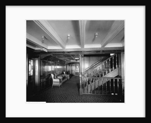 Second Class Entrance on the 'Olympic' (1911) by Bedford Lemere & Co.