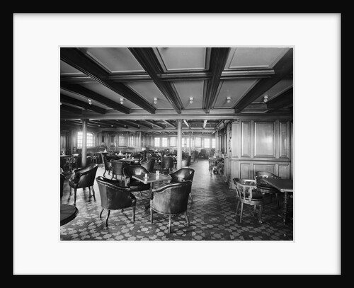 Second Class Smoking Room on the 'Olympic' (1911) by Bedford Lemere & Co.