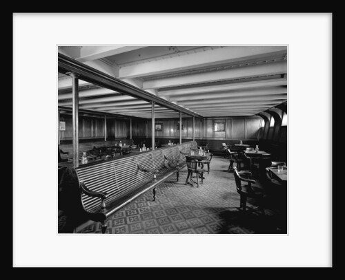 Third Class Smoking Room on the 'Olympic' (1911) by Bedford Lemere & Co.