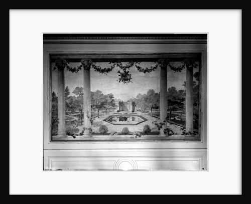 Decorative painting in the First Class Dining Saloon on the 'Aquitania' (1914) by Bedford Lemere & Co.