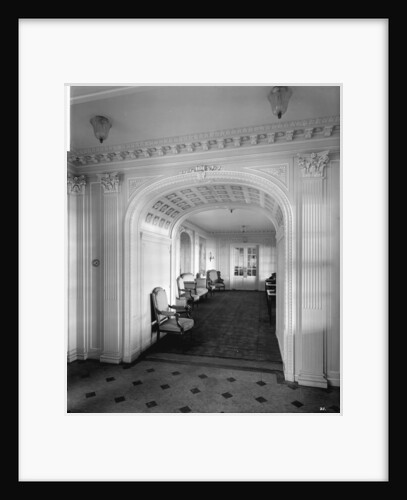 First Class Salon on the 'Aquitania' (1914) by Bedford Lemere & Co.