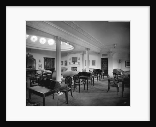 First Class Drawing Room on the 'Aquitania' (1914) by Bedford Lemere & Co.