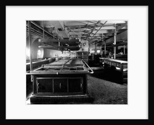 First Class Galley on the 'Aquitania' (1914) by Bedford Lemere & Co.