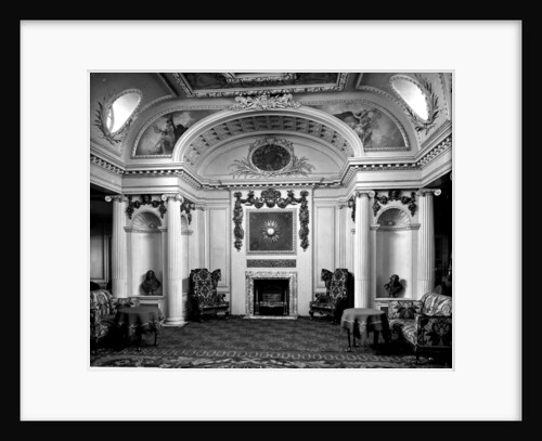 First Class Lounge on the 'Aquitania' (1914) by Bedford Lemere & Co.
