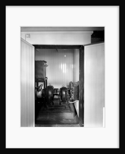 Motor Alternator Room on the 'Aquitania' (1914) by Bedford Lemere & Co.