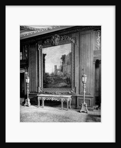 Painting in the First Class Smoking Room on the 'Aquitania' (1914) by Bedford Lemere & Co.
