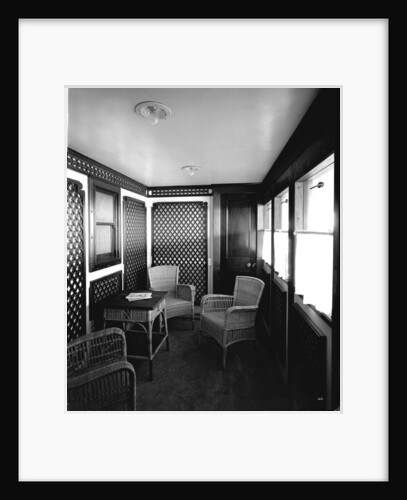 Romney Suite on the 'Aquitania' (1914) by Bedford Lemere & Co.