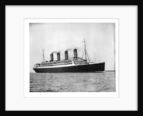 The passenger liner 'Aquitania' (1914) underway by Bedford Lemere & Co.