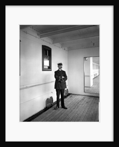 Mr W. H. Allison, Chief Steward of the 'Aquitania' (1914) by Bedford Lemere & Co.
