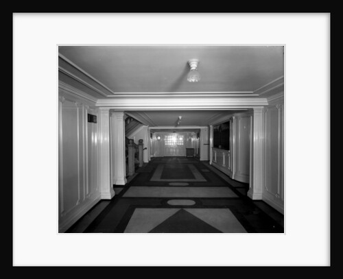 Cabin Class Entrance on the 'Missanabie' (1914) by Bedford Lemere & Co.