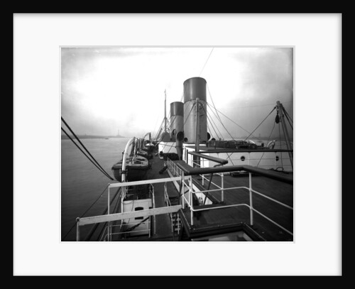 Boat Deck on the 'Missanabie' (1914) by Bedford Lemere & Co.