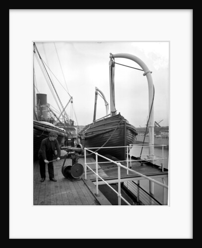 Aft Boat Deck on the 'Missanabie' (1914) by Bedford Lemere & Co.