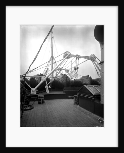 Boat Deck on the 'Missanabie' (1914) by Bedford Lemere & Co.