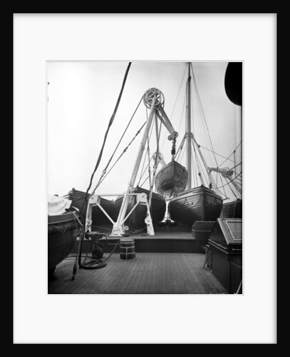 Boat Deck on the 'Missanabie' (1914) by Bedford Lemere & Co.
