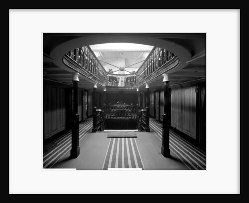 Awning Deck on the 'Ciudad de Buenos Aires' (1914) by Bedford Lemere & Co.