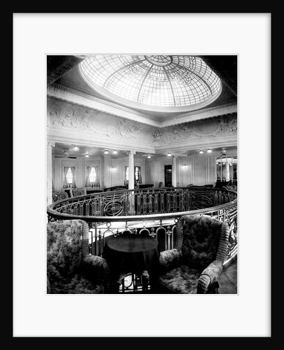 First Class Smoking Lounge on the 'Niagara' (1913) by Bedford Lemere & Co.