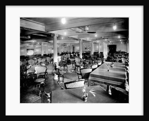 First Class Dining Saloon on the 'Niagara' (1913) by Bedford Lemere & Co.
