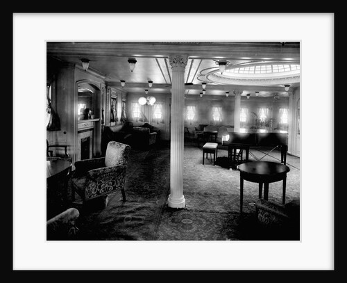 First Class Music Room on the 'Niagara' (1913) by Bedford Lemere & Co.