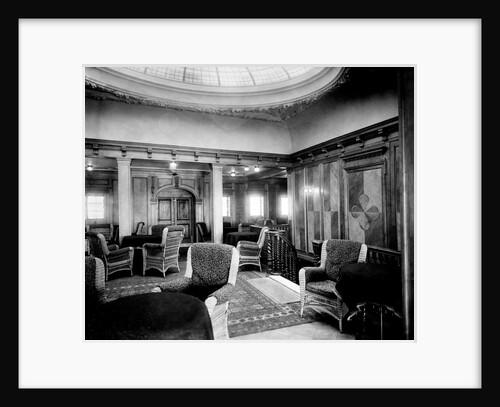 First Class Smoking Room on the 'Niagara' (1913) by Bedford Lemere & Co.