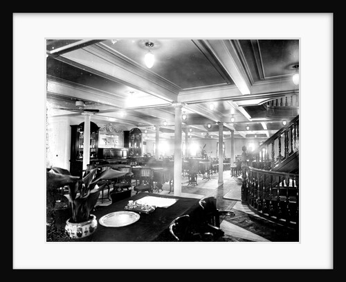 Second Class Dining Saloon on the 'Niagara' (1913) by Bedford Lemere & Co.