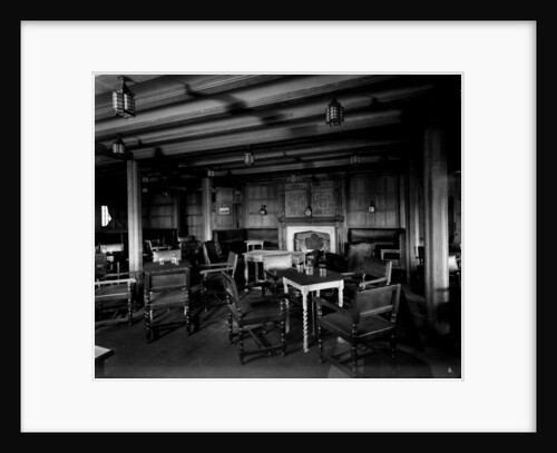 Cabin Class Smoking Room on the 'Melita' (1918) by Bedford Lemere & Co.