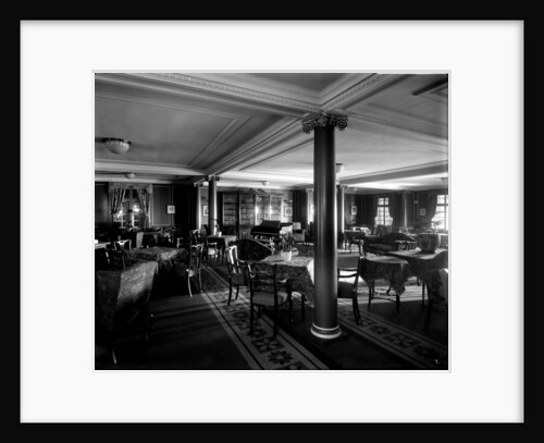 Cabin Class Lounge on the 'Melita' (1918) by Bedford Lemere & Co.