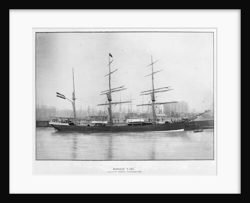 The 'Carl' (Ge, 1884) at quayside, probably Sunderland by unknown
