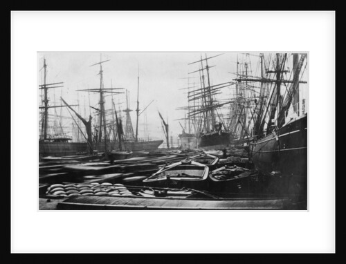 The South West India Dock, London, circa 1880 by unknown