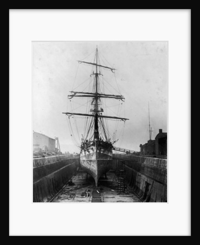 The 'Ferreira' in the New Lower Union Dry Dock, Limehouse by unknown