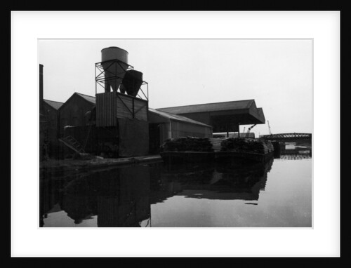 Abandoned industrial buildings on the Surrey Canal by unknown