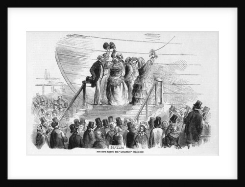 Miss Hope naming the 'Leviathan (or 'Great Eastern') by unknown