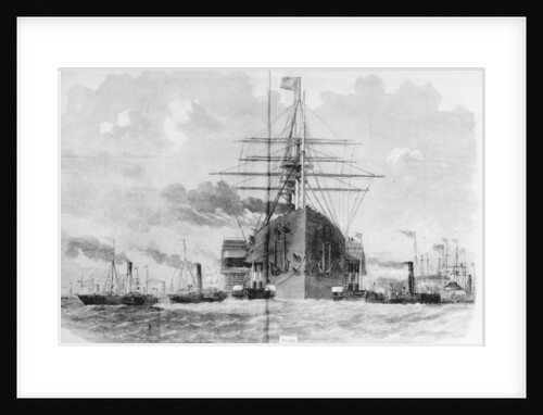 Brunel's 'Great Eastern' (1858) rounding Blackwall Point, 1859 by unknown