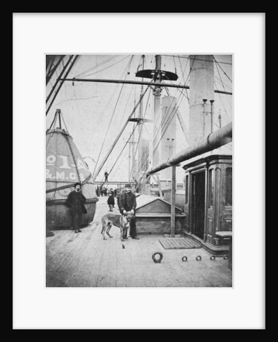 Deck view of Brunel's 'Great Eastern' (1858) by unknown