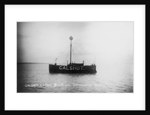 Calshot lightship off Southampton Water by unknown